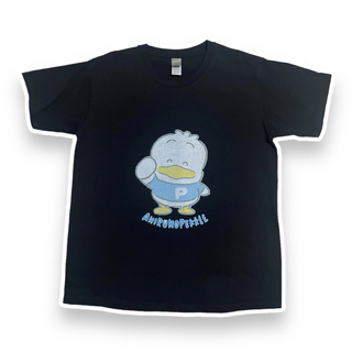 サンリオ(サンリオ)のアヒルのペックル Tシャツ AHIRUNOPEKKKLE Tee 黒 Black(Tシャツ/カットソー(半袖/袖なし))