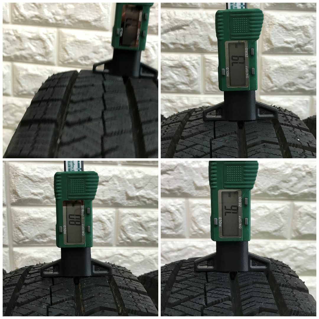 ブリジストン ブリザック 155/65/R13 2022年製4本 ホイール付 1