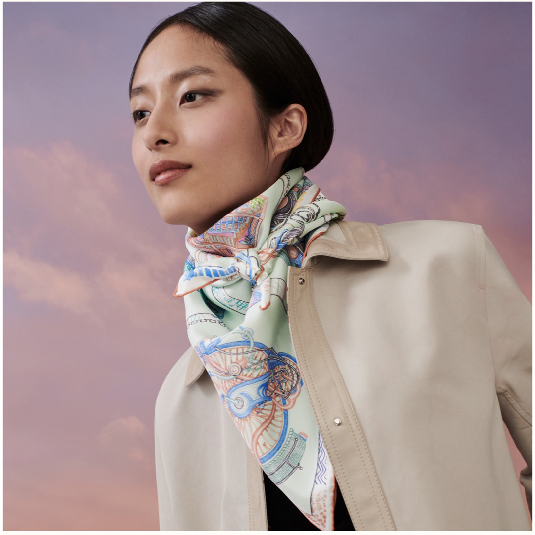 Hermes - HERMES エルメス カレ90 スカーフ シュヴァロスコープ 新品未