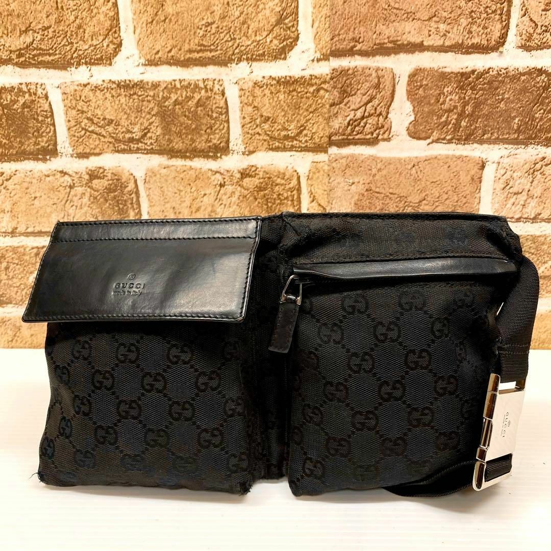 Gucci(グッチ)のGUCCI GGキャンバス ウエストバッグ ボディーバッグ 6453 レディースのバッグ(ボディバッグ/ウエストポーチ)の商品写真