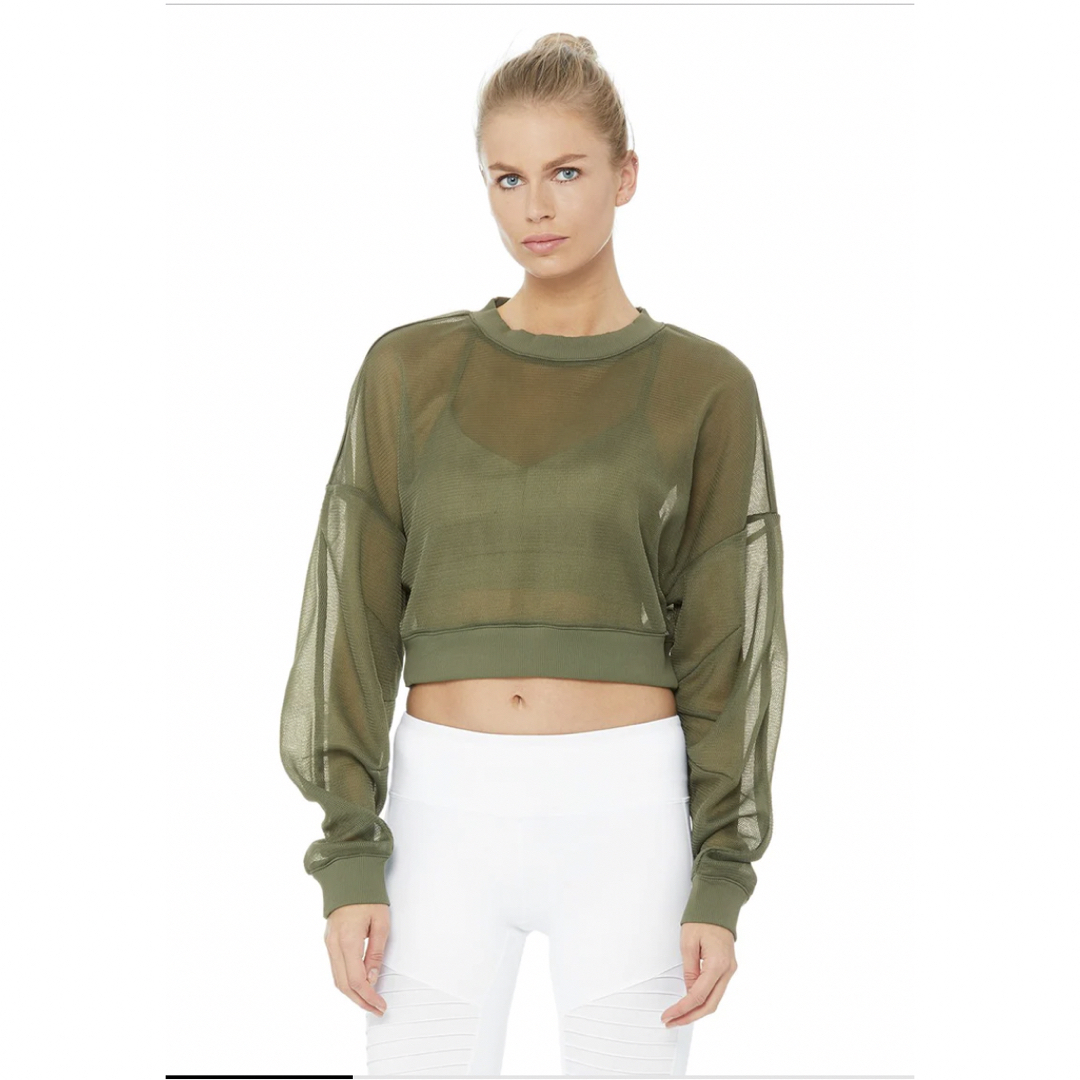 最終値下げ】☆alo yoga☆ Row Long Sleeve カーキ XSの通販 by 最終値下げ】☆alo yoga☆ Row Long Sleeve カーキ XSの通販 by