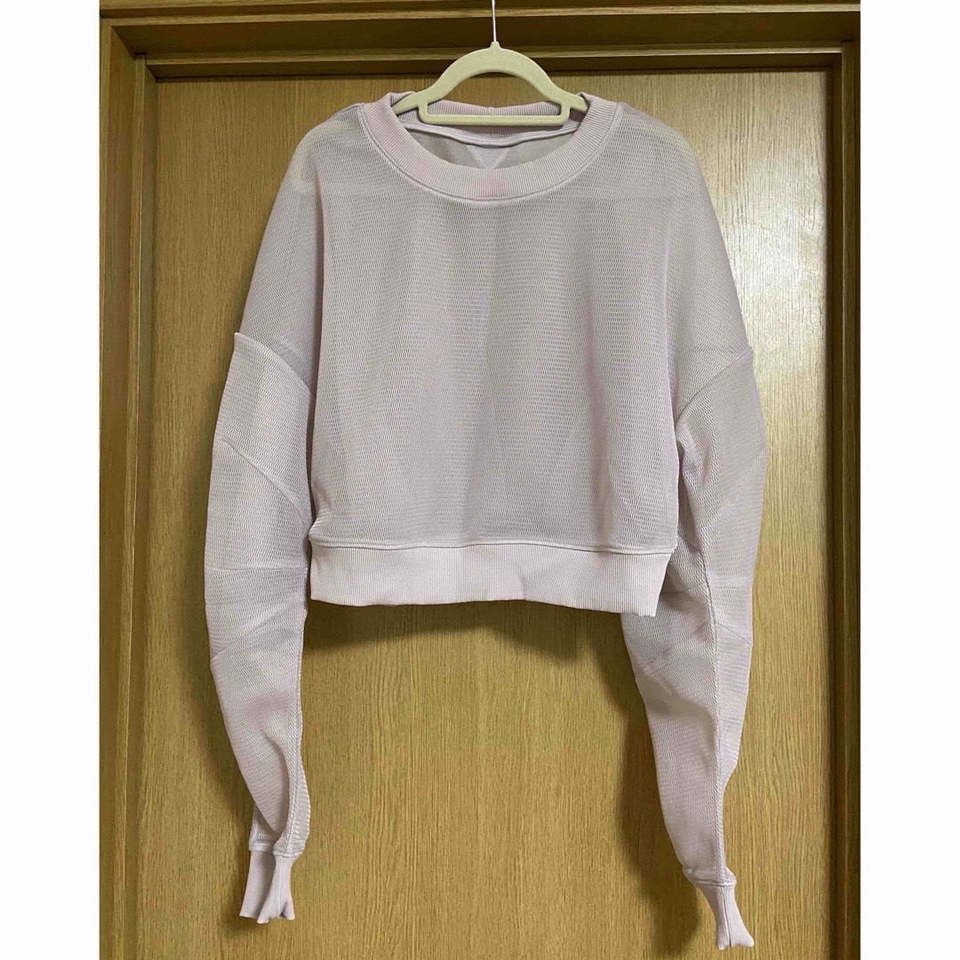 アディダス★alo yoga★ Row Long Sleeve ラベンダー XS