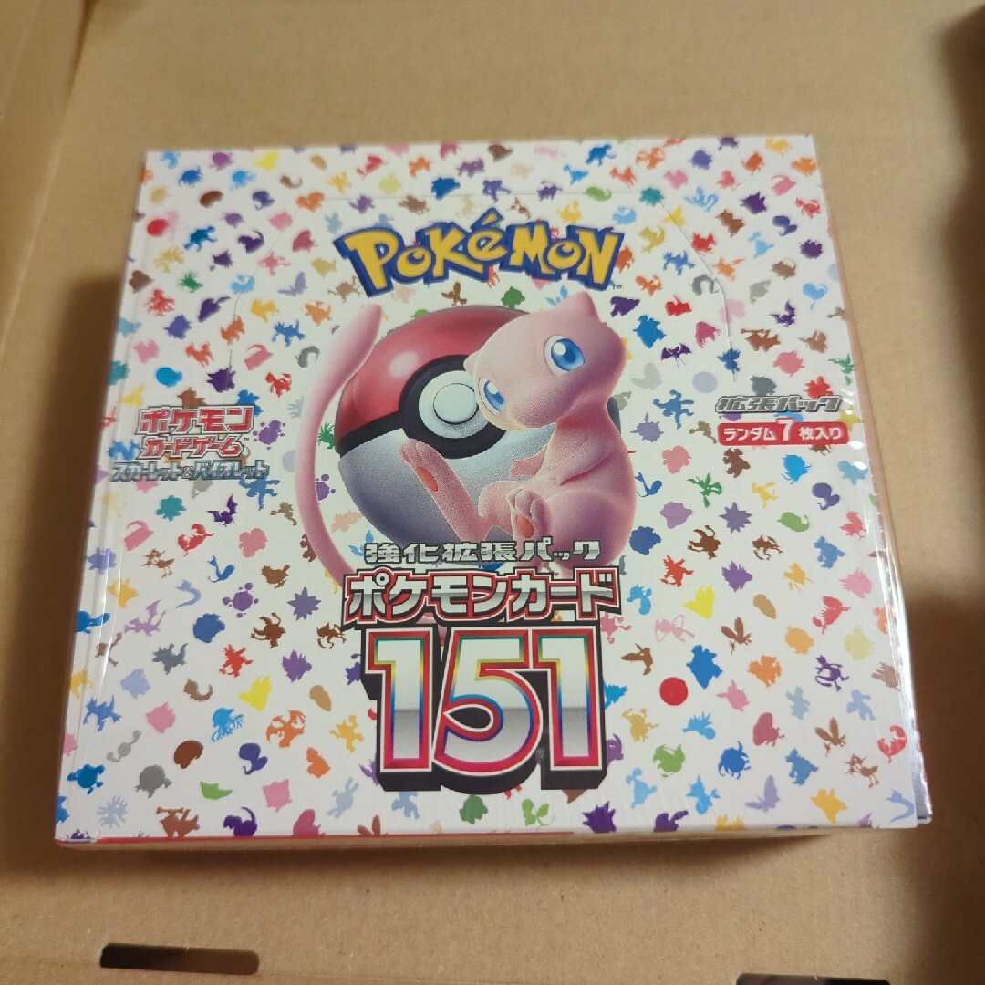 ポケモンカード 151 BOX シュリンク付き　ポケカ　1ボックス