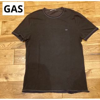 ガス(GAS)の送料込み　ガス　クルーネックTシャツ　ブラック　L(Tシャツ/カットソー(半袖/袖なし))