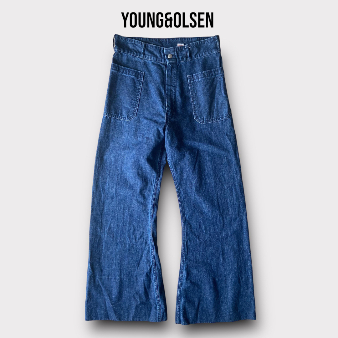 YOUNG&OLSEN(ヤングアンドオルセン)のYOUNG&OLSEN デニムパンツ マリンパンツ レディースのパンツ(デニム/ジーンズ)の商品写真