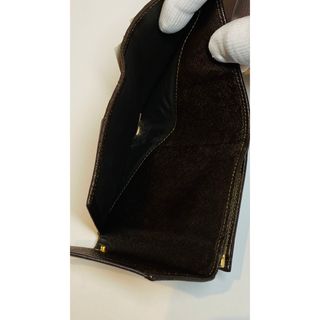 超美品 セリーヌ マカダム ブラゾン がま口 三つ折り ミニウォレット