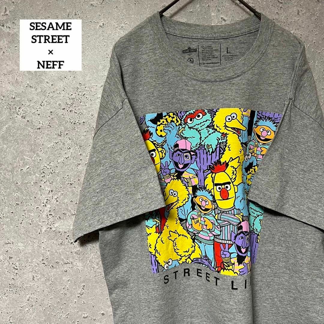 Neff(ネフ)のNEFF SESAME STREET ネフ Tシャツ 半袖 コラボ L メンズのトップス(Tシャツ/カットソー(半袖/袖なし))の商品写真