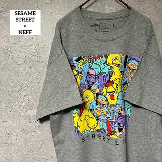 ネフ(Neff)のNEFF SESAME STREET ネフ Tシャツ 半袖 コラボ L(Tシャツ/カットソー(半袖/袖なし))