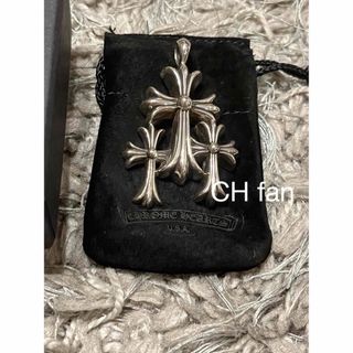 クロムハーツ(Chrome Hearts)のクロムハーツ　トリプルクロス　SML(ネックレス)