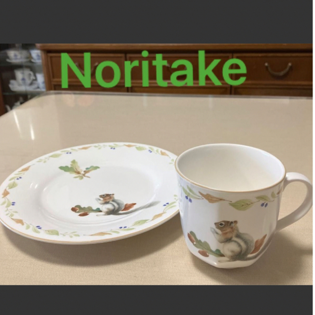 Noritake(ノリタケ)のノリタケ　ナショナルトラスト　マグカップ　プレートセット インテリア/住まい/日用品のキッチン/食器(食器)の商品写真