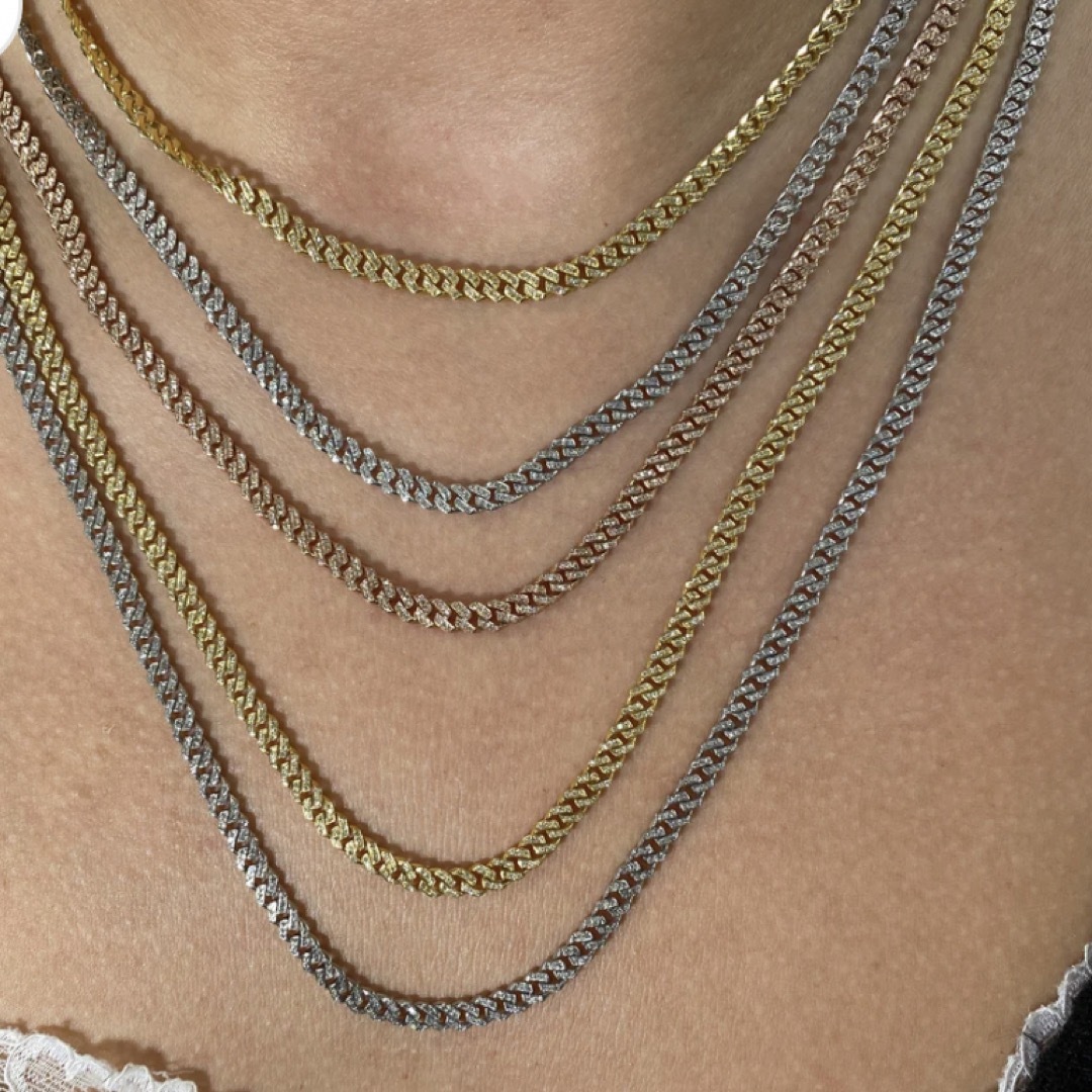 10k diamond Miami Cuban Link chain メンズのアクセサリー(ネックレス)の商品写真