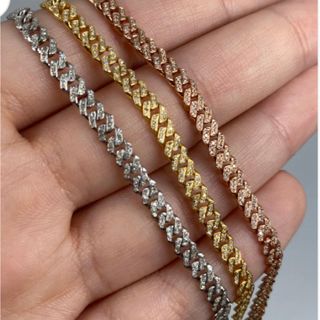 10k diamond Miami Cuban Link chain(ネックレス)