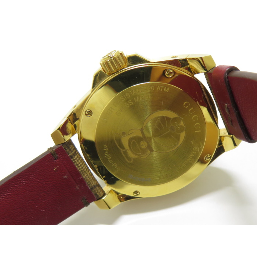GUCCI - GUCCI ボーイズ 腕時計 トラえもん コラボ マイクロGG GUCCI - GUCCI ボーイズ 腕時計 トラえもん コラボ マイクロGG