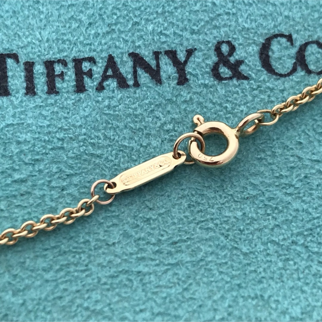 Tiffany K18YG ホースシュー ロングチェーンネックレス希少美品