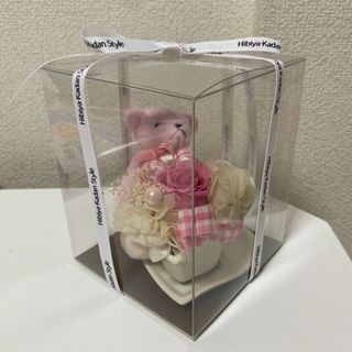 ヒビヤカダン(日比谷花壇)の日比谷花壇　プリザーブドフラワー　テディベア(プリザーブドフラワー)