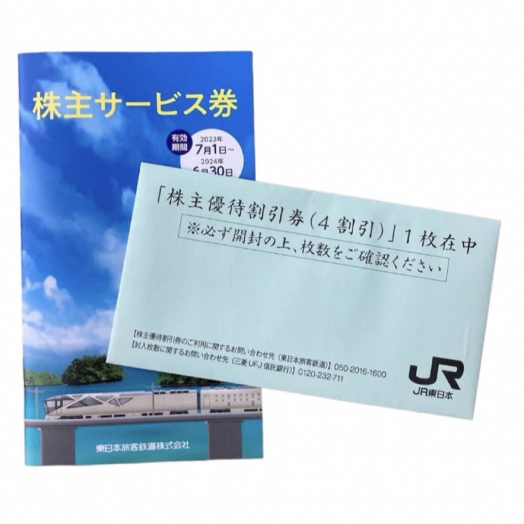 JR東日本　株主優待割引券5枚&株主サービス券