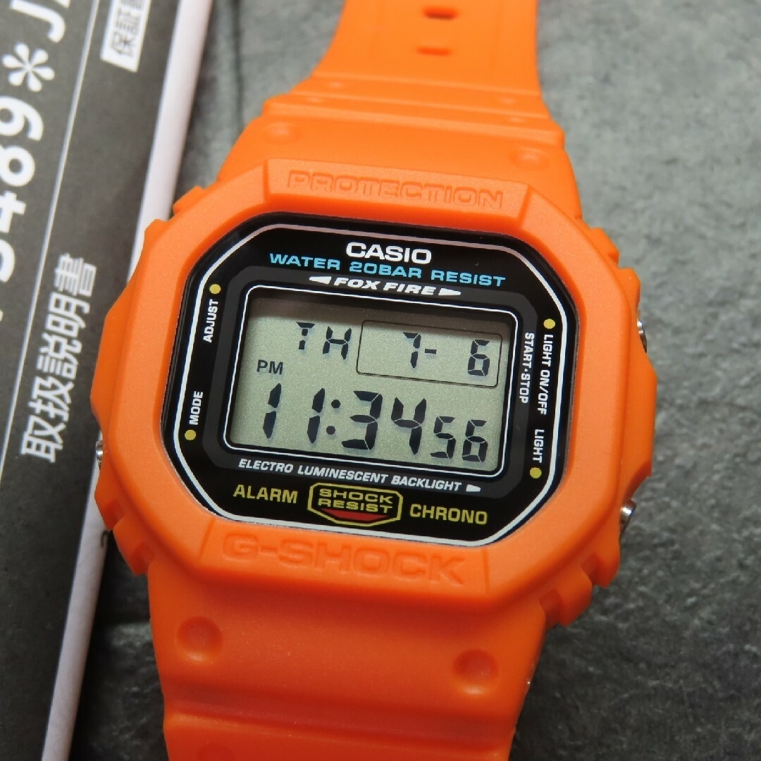 国内モデルカシオ/CASIO G-SHOCK/Gショック●DW-5600【オレンジ】