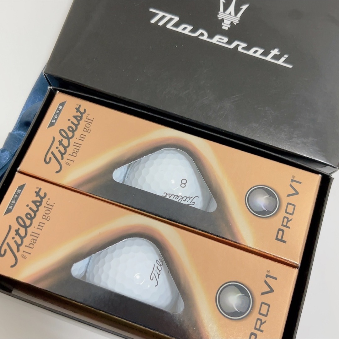 【未使用】マセラティ　ゴルフボール　３個入×2箱 | フリマアプリ ラクマ