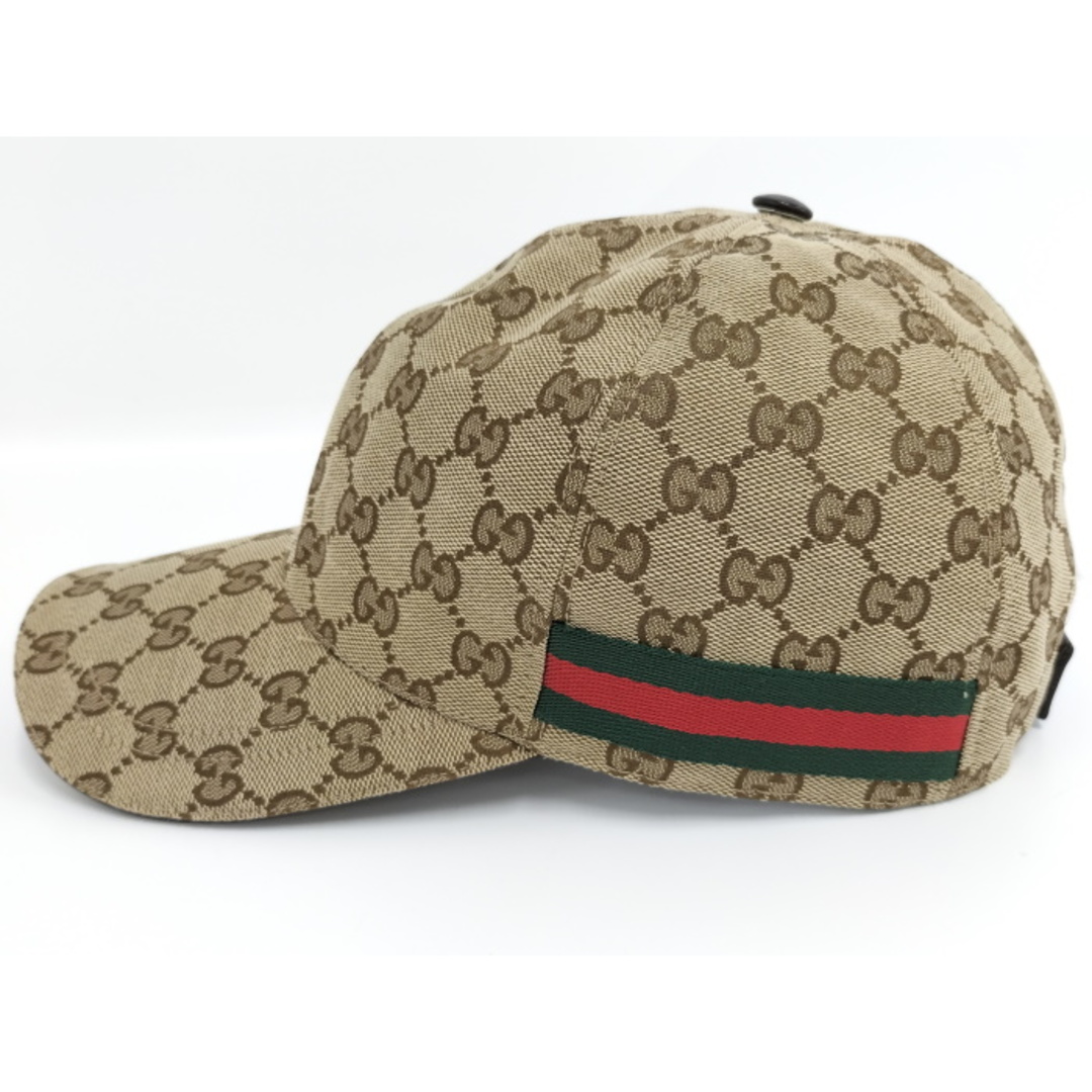 Gucci(グッチ)のGUCCI キャップ 帽子 CAP GGキャンバス ベージュ 539517 レディースの帽子(キャップ)の商品写真