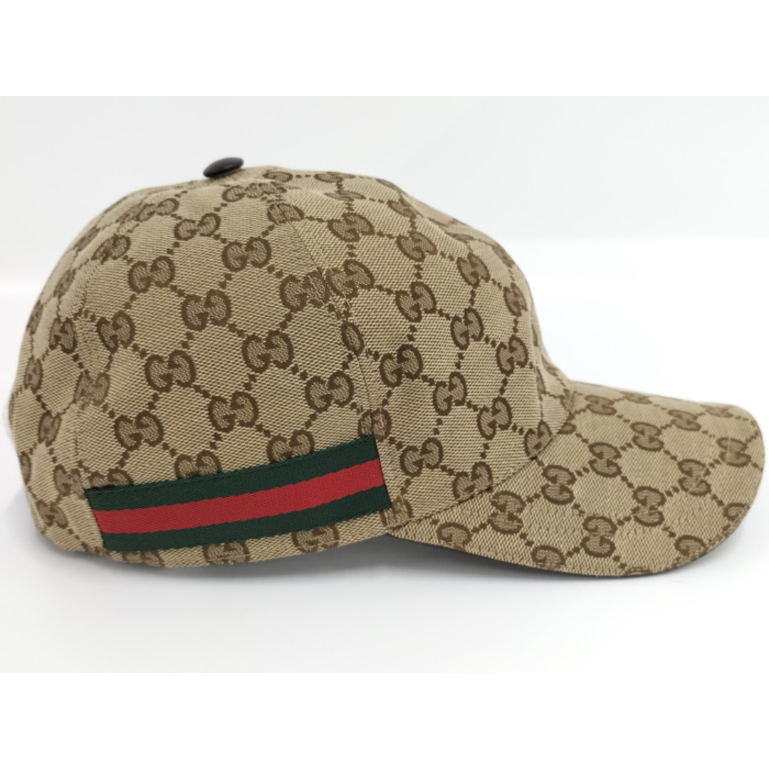 Gucci(グッチ)のGUCCI キャップ 帽子 CAP GGキャンバス ベージュ 539517 レディースの帽子(キャップ)の商品写真