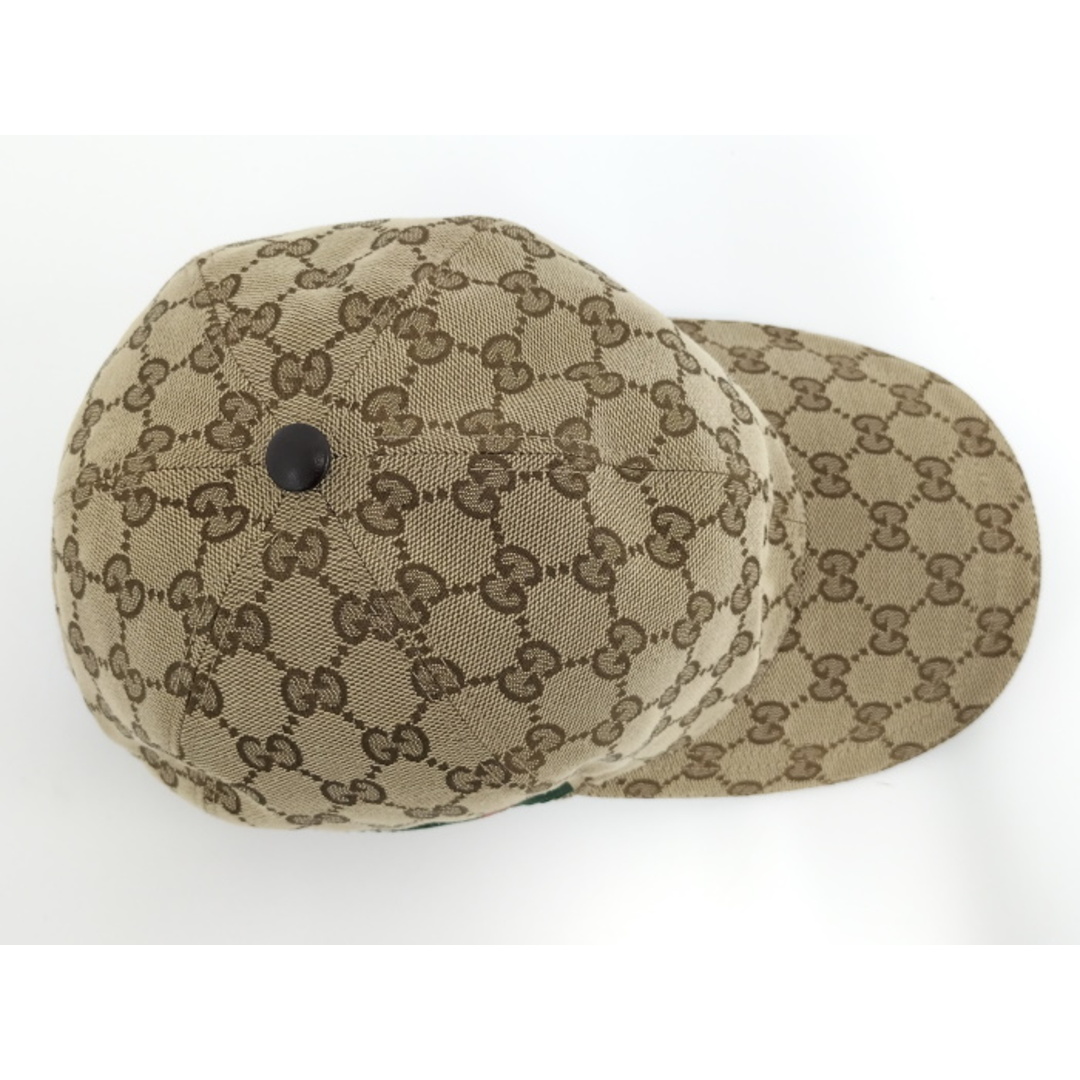 Gucci(グッチ)のGUCCI キャップ 帽子 CAP GGキャンバス ベージュ 539517 レディースの帽子(キャップ)の商品写真