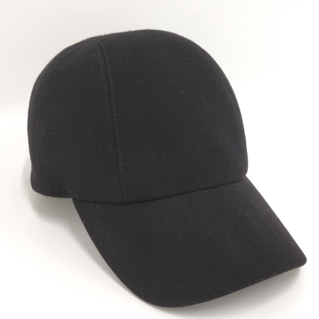 Hermes - HERMES 帽子 キャップ CAP カシミヤ ブラック 表記サイズ 59 ...