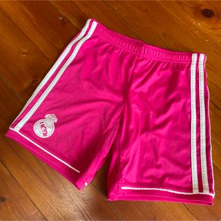 アディダス(adidas)のadidas  スポーツ　パンツ　マドリード　サッカー　ビビットピンク　140(パンツ/スパッツ)