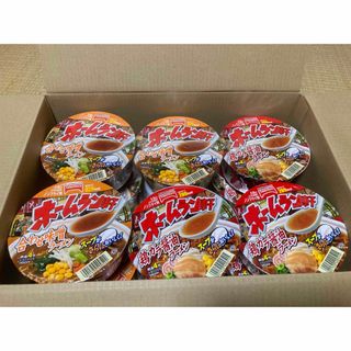 テーブルマーク(テーブルマーク)のホームラン軒　カップ麺　鶏ガラ醤油6食　　合わせ味噌6食　合計12食(インスタント食品)