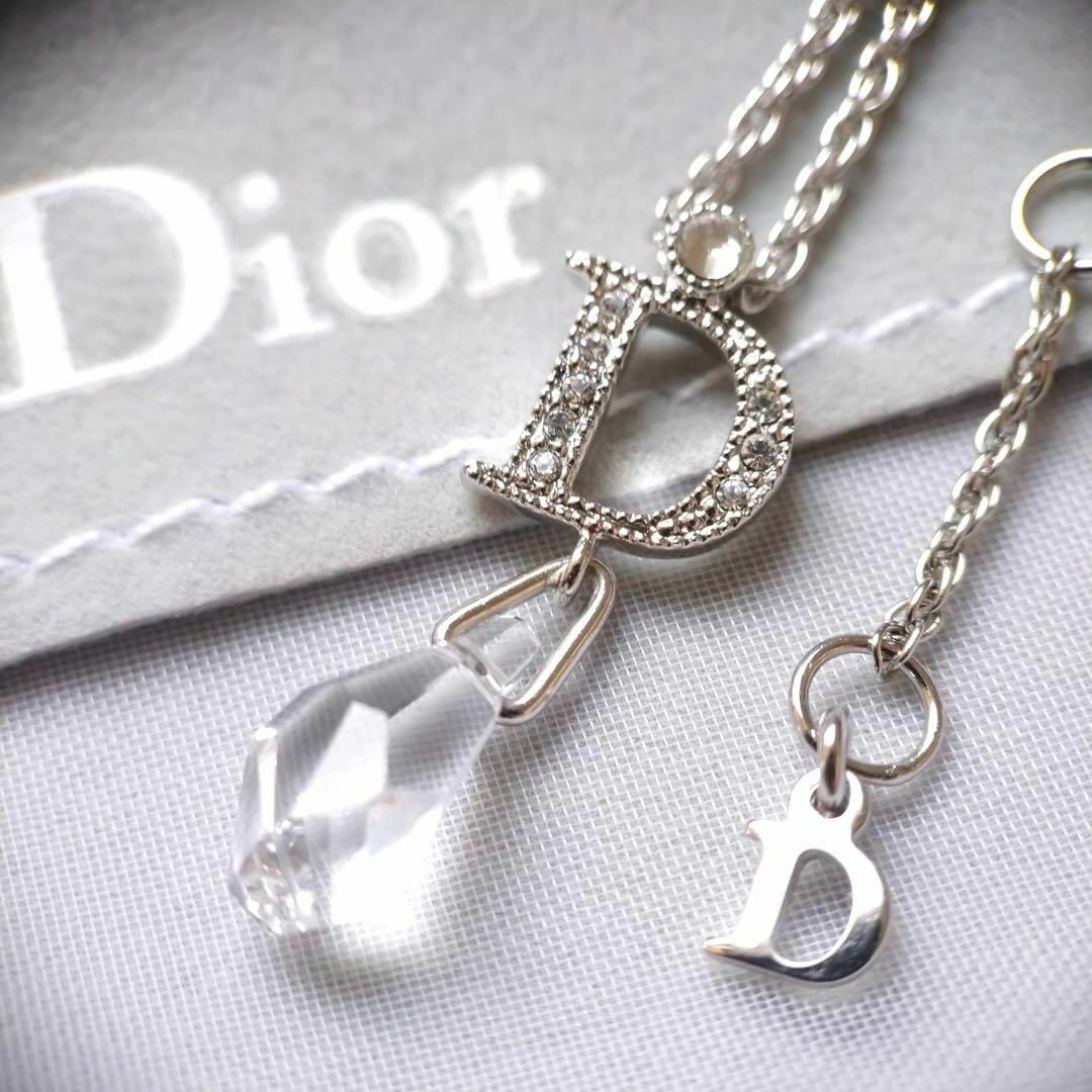 Christian Dior - 希少美品 保存袋付き ディオール Dロゴネックレス ...