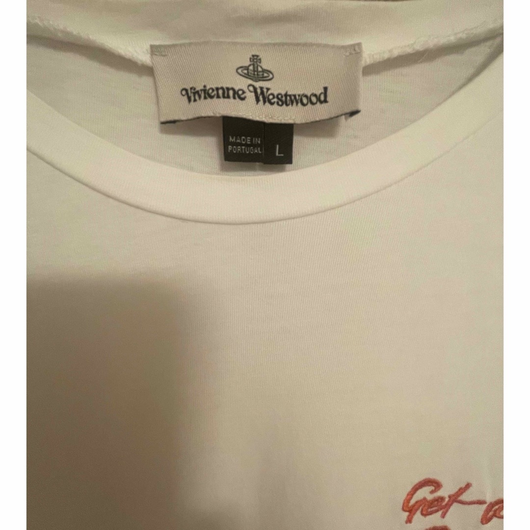 Vivienne Westwood(ヴィヴィアンウエストウッド)のVivienneWestwood ヴィヴィアンウエストウッド 刺繍T-シャツ レディースのトップス(Tシャツ(半袖/袖なし))の商品写真