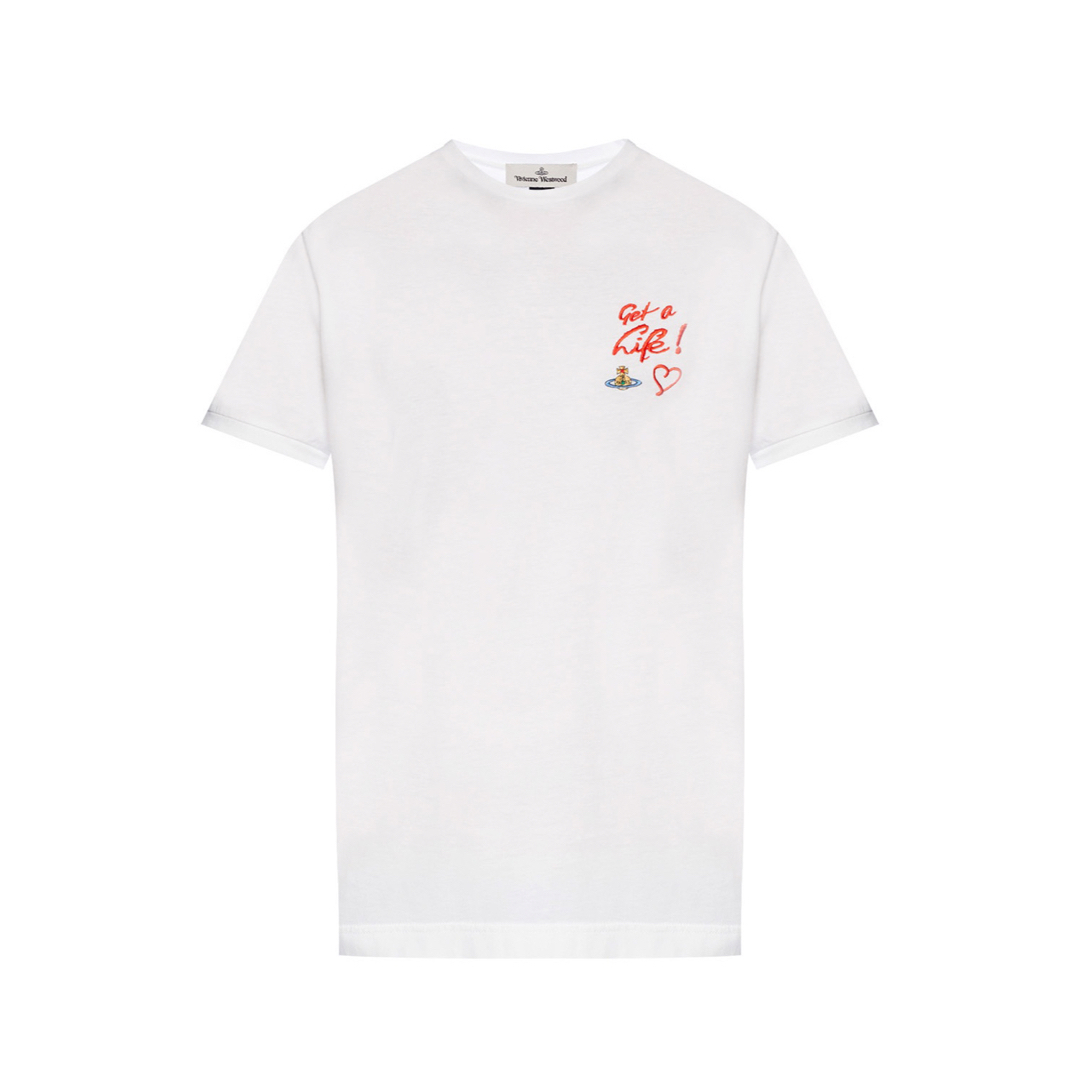 Vivienne Westwood(ヴィヴィアンウエストウッド)のVivienneWestwood ヴィヴィアンウエストウッド 刺繍T-シャツ レディースのトップス(Tシャツ(半袖/袖なし))の商品写真