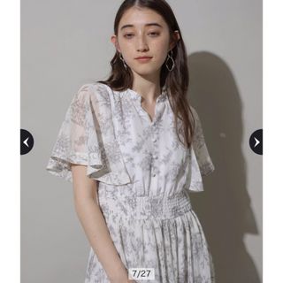 メカニカル 新品 リランドチュール ケープ スリーブ プリント