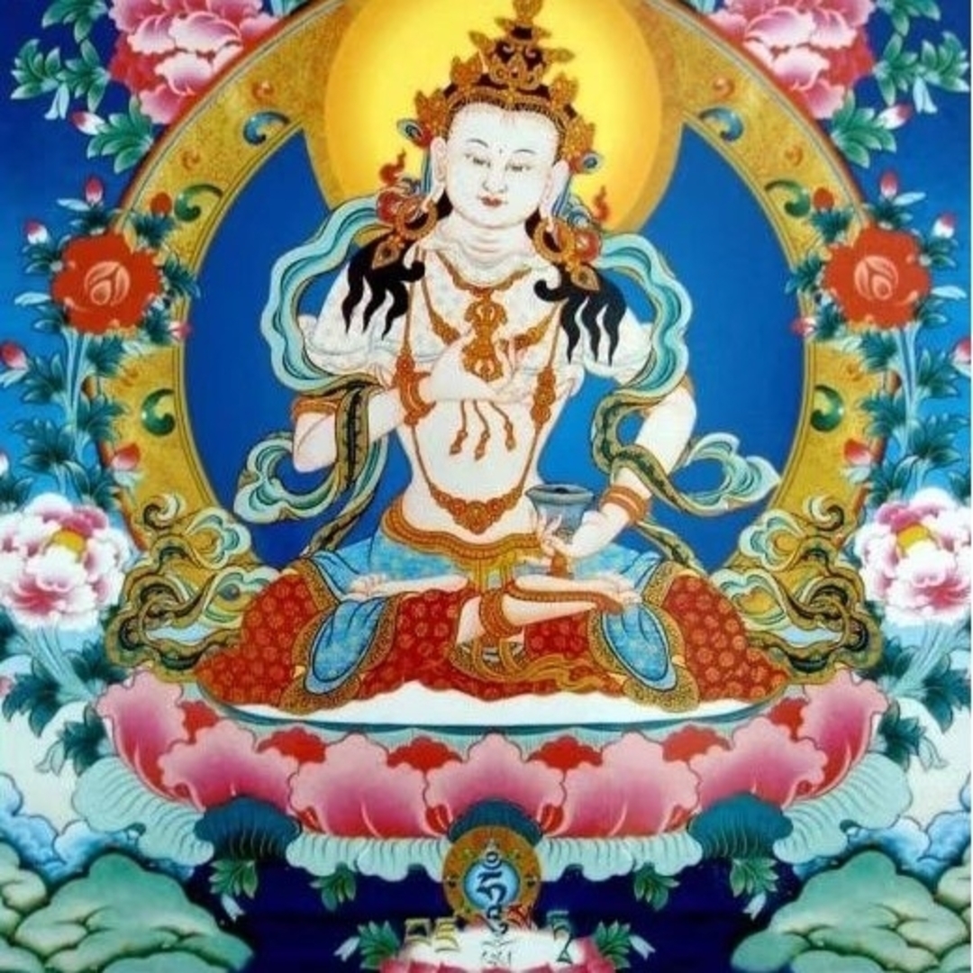 チベットP'v'c彩繪両面金剛薩埵 厄除け 祈願 敬虔 信仰 浄化 開運 仏教