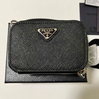 プラダ(PRADA)のPRADA サフィアーノ レザー ミニポーチ バッグ(ショルダーバッグ)