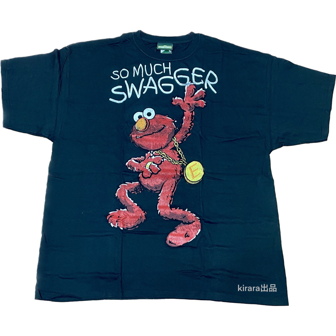 SESAME STREET(セサミストリート)の【セサミストリート】Tシャツ⑧ 2XLサイズ スワッガー swagger エルモ メンズのトップス(Tシャツ/カットソー(半袖/袖なし))の商品写真