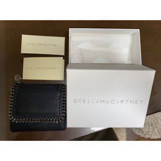 ステラマッカートニー(Stella McCartney)の【期間限定値下げ】ステラマッカートニー　三つ折り　財布　ブラック(財布)