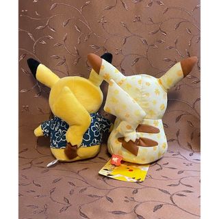 新品【限定】舞妓ピカチュウぬいぐるみ2点セット【ポケモンセンター京都】女の子