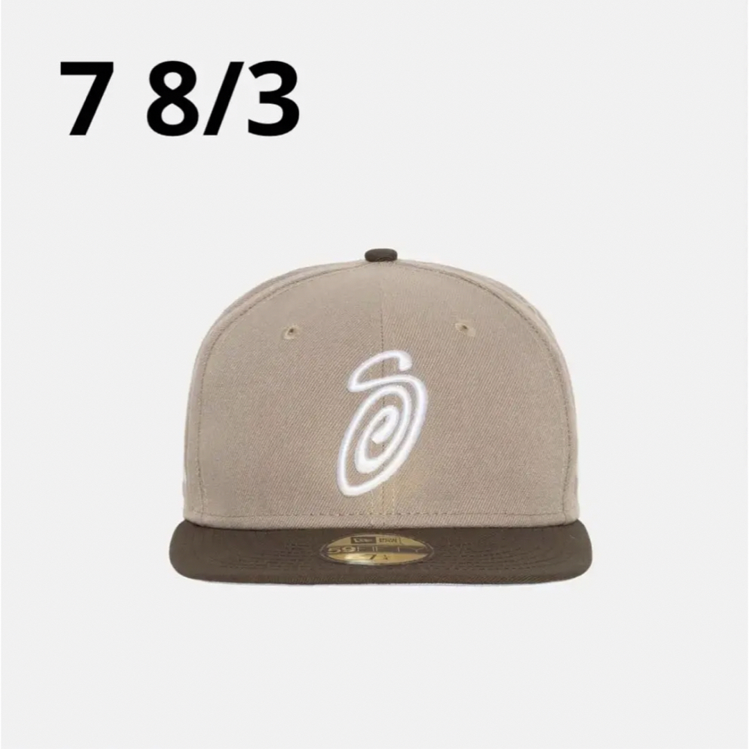 STUSSY - STUSSY CURLY S 59FIFTY NEW ERA CAPの通販 by やま's shop