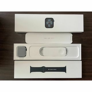 アップル(Apple)のapple watch se（第2世代）ミッドナイトブルー 44mm 中古品 (腕時計(デジタル))