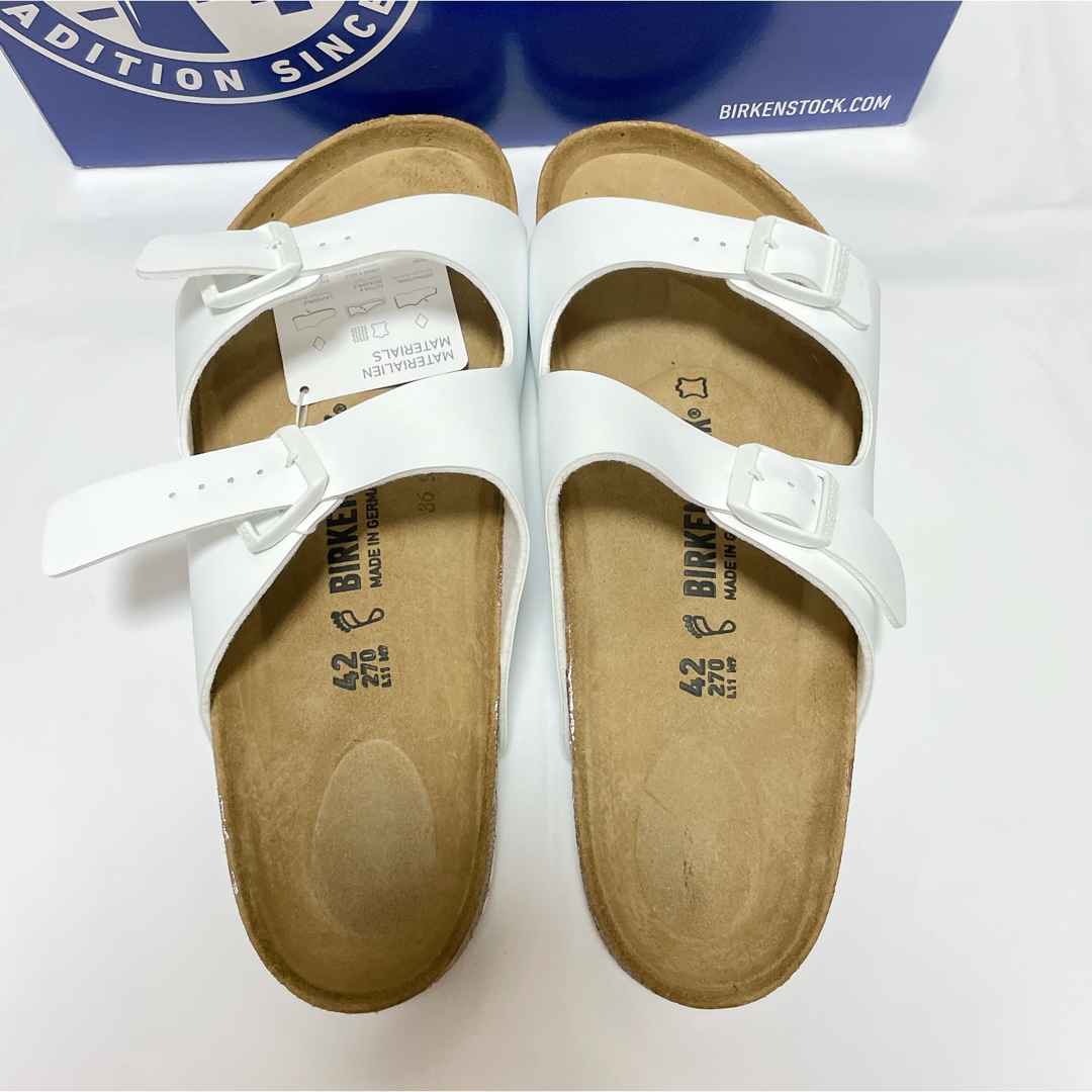 【新品】BIRKENSTOCK ビリケンシュトック　ネバダ　ホワイト　27cm