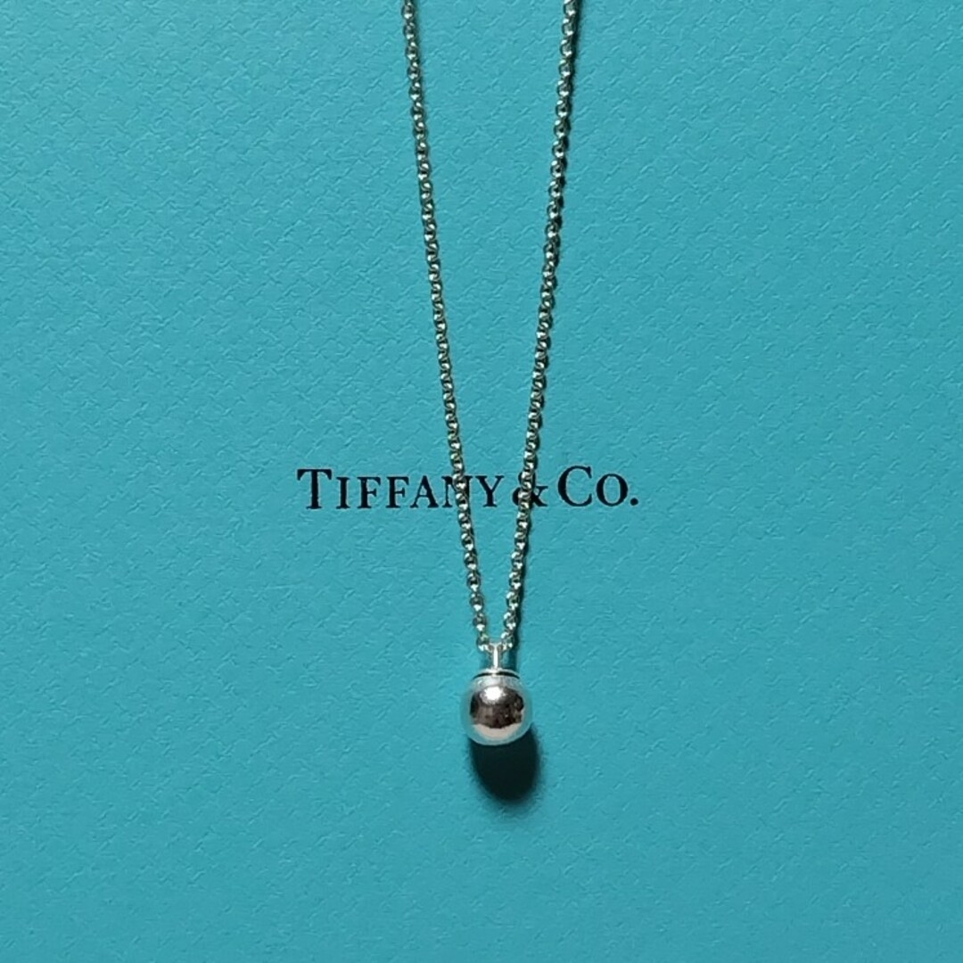 TIFFANY  シルバー925 ハードウェア ボール ネックレス 8mm