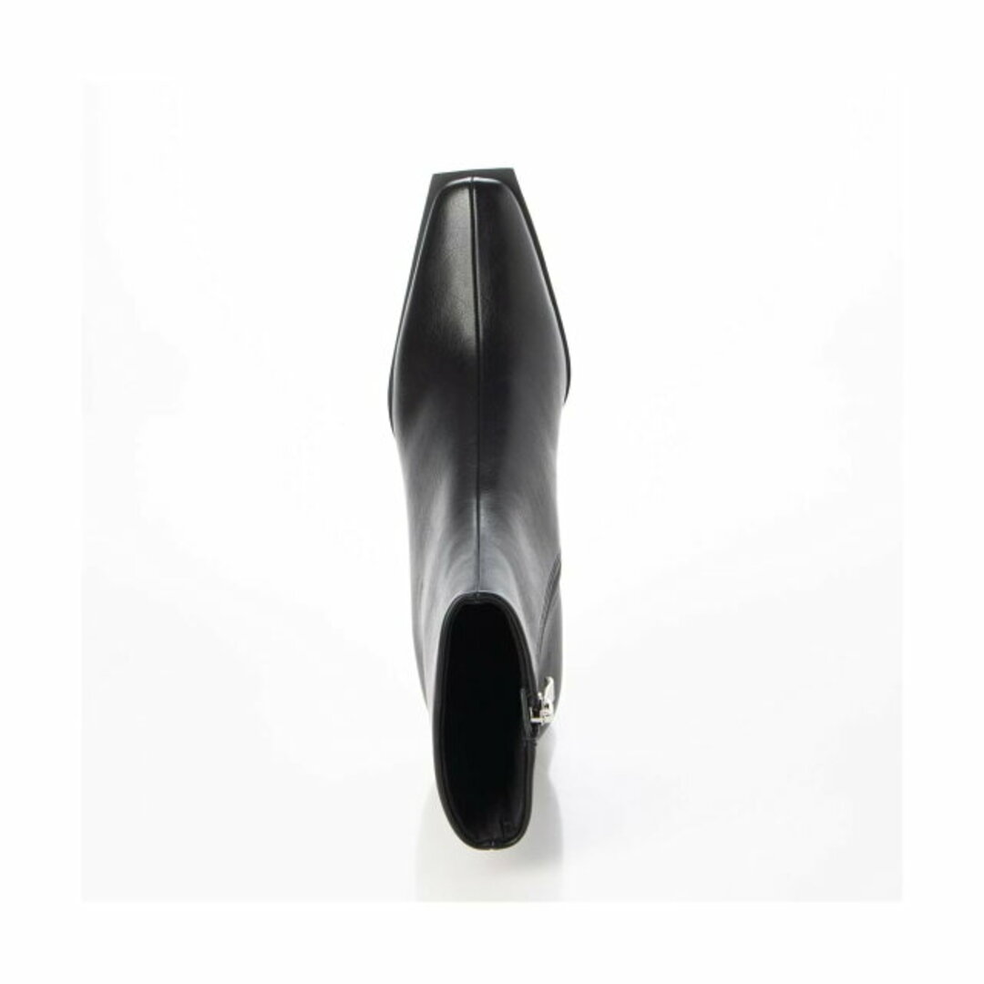 EVOL(イーボル)の【BL】【22.0】ウッドヒールスクエア5cmヒールショートブーツ レディースの靴/シューズ(ブーツ)の商品写真