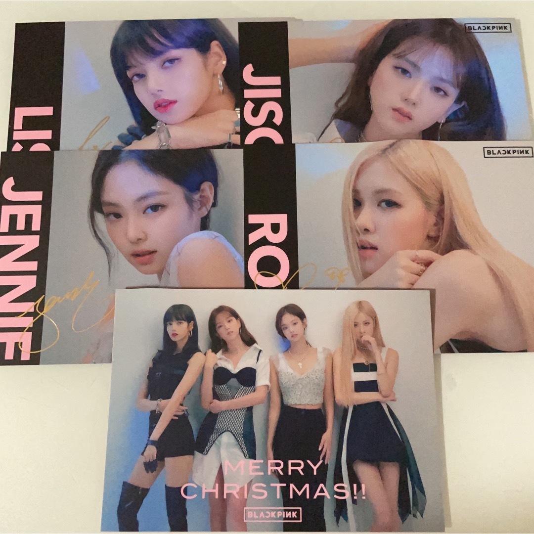 black pink 2019 クリスマスカード tic-guinee.net