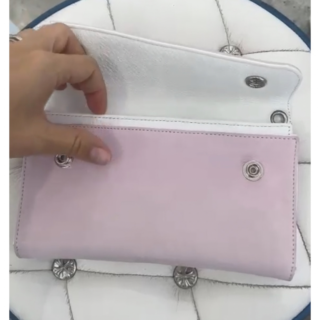 Chrome Hearts(クロムハーツ)のクロムハーツ　超限定　財布❣️wave wallet🩷ピンク🩷pink メンズのファッション小物(長財布)の商品写真