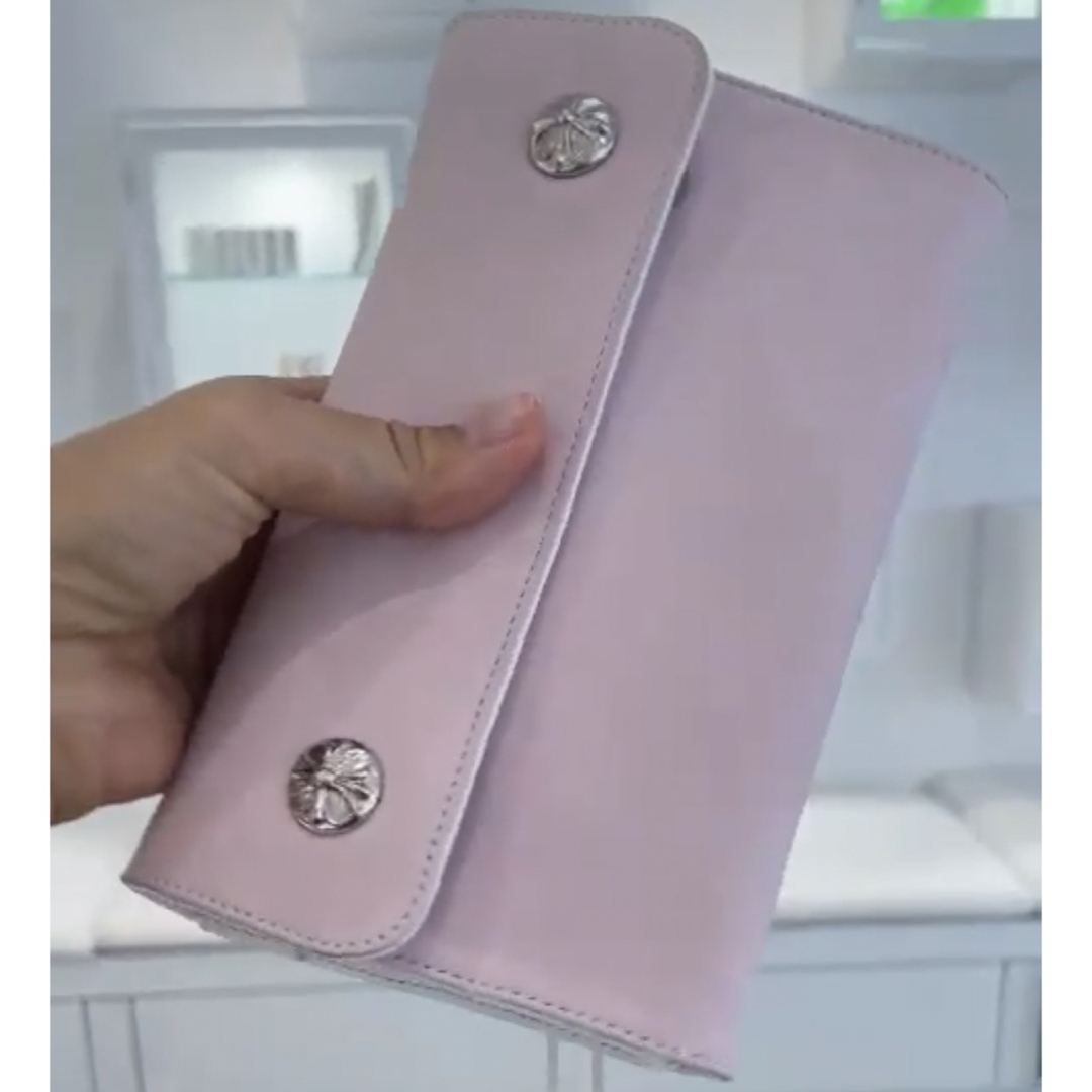 長財布クロムハーツ　超限定　財布❣️wave wallet????ピンク????pink