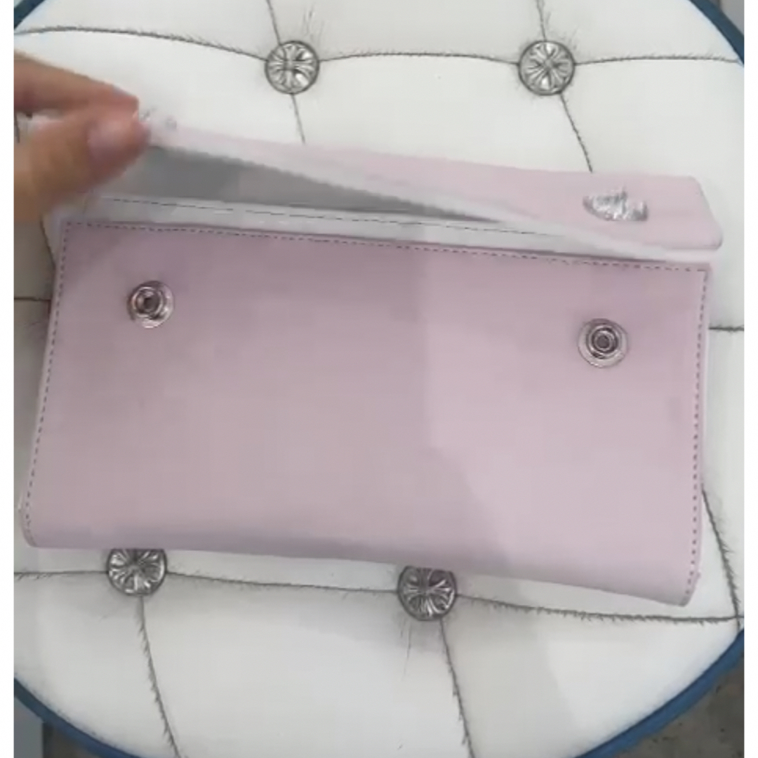 Chrome Hearts(クロムハーツ)のクロムハーツ　超限定　財布❣️wave wallet🩷ピンク🩷pink メンズのファッション小物(長財布)の商品写真