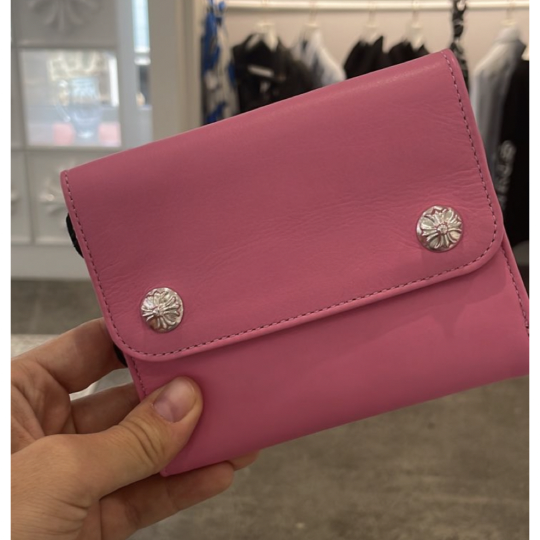 クロムハーツ　超限定　財布❣️wave mini wallet????ピンク????pinkコインケース