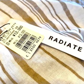 スコットクラブ(SCOT CLUB)の新品タグ付き!!★RADIATE ラディエイトストライプ二重ガーゼ ベージュ(シャツ/ブラウス(長袖/七分))