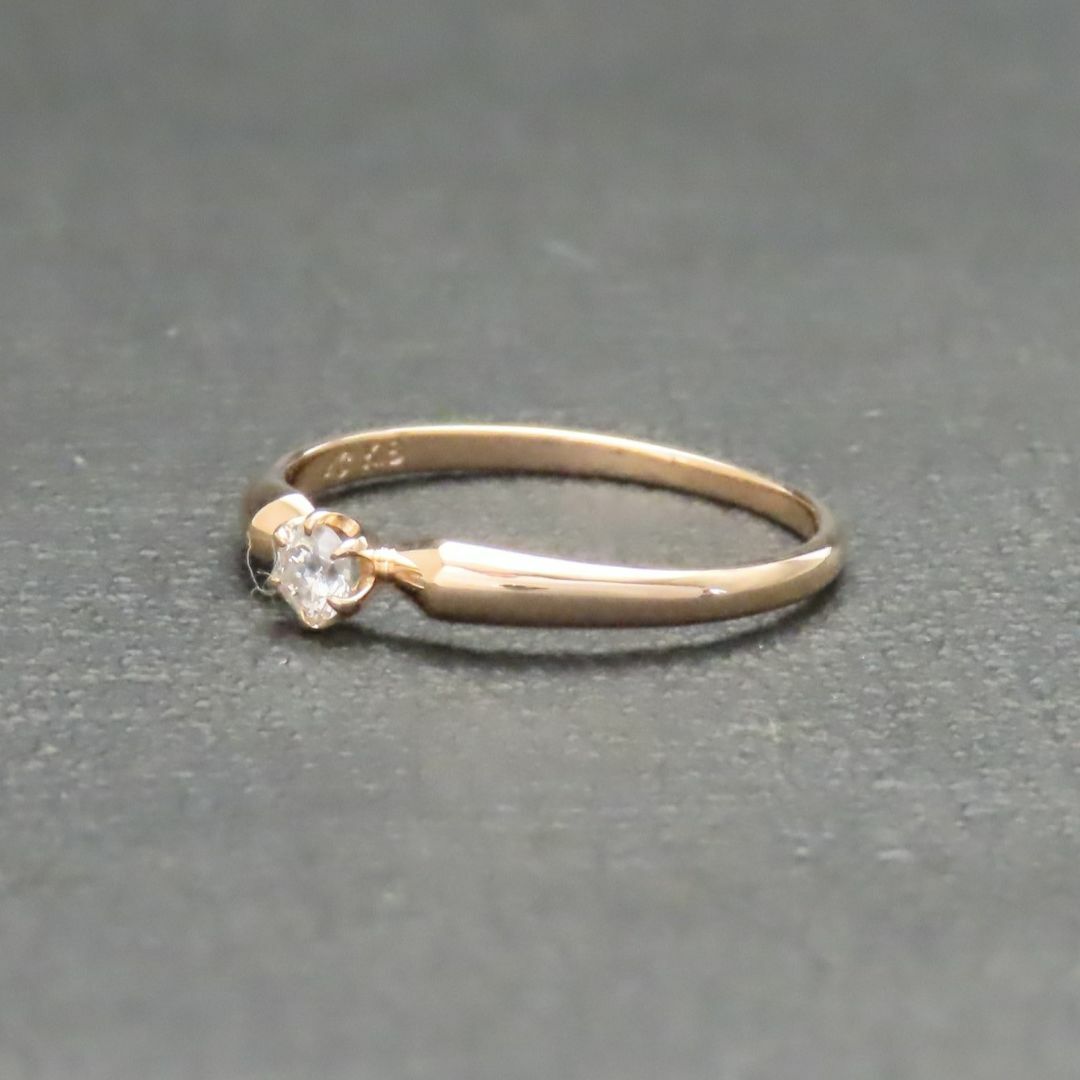4℃ - 新品同様 美品 4℃ ヨンドシー K18 YG リング 指輪 ダイヤモンド 9