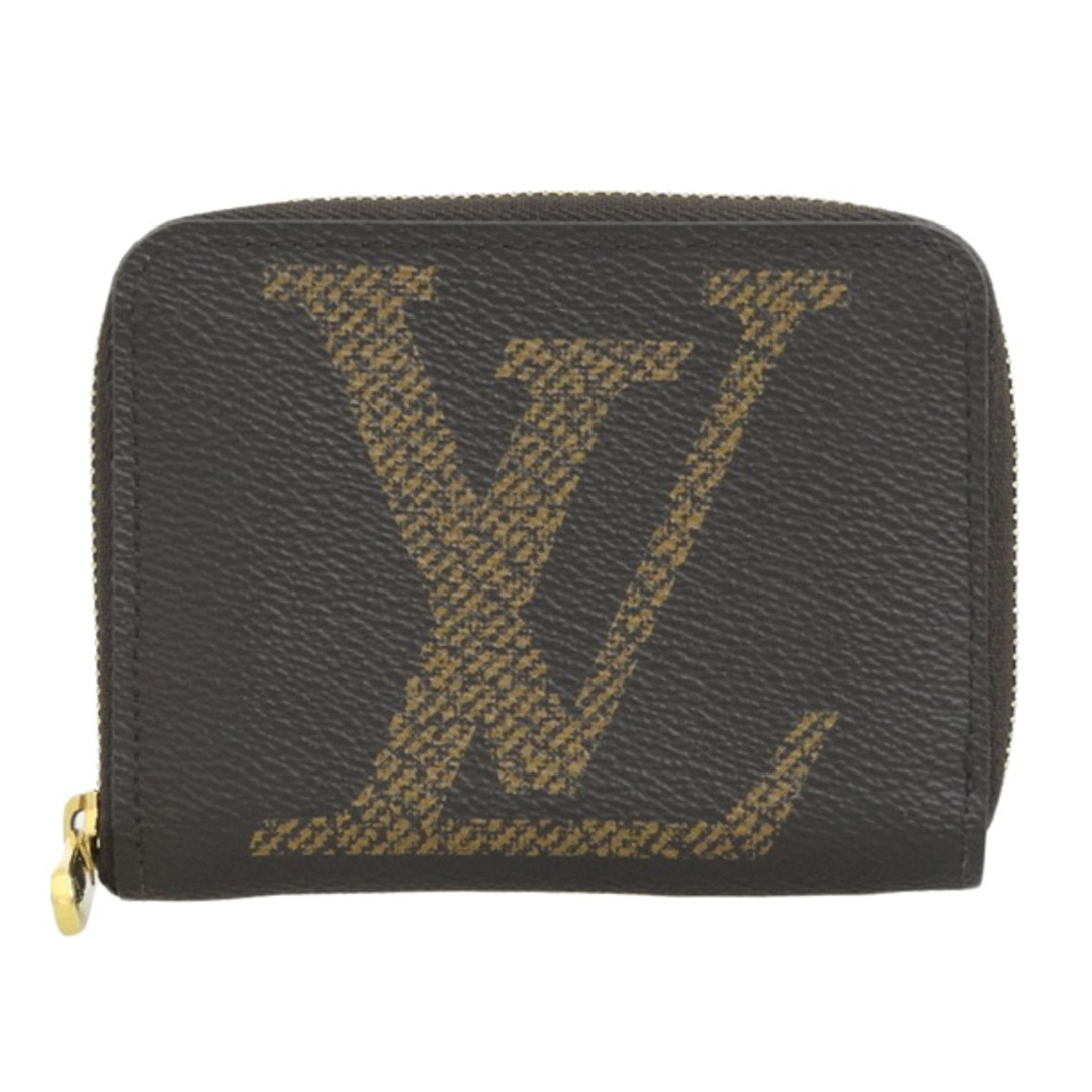 LOUIS VUITTON ルイヴィトン モノグラム ジャイアント ジッピーコインパース ラウンドファスナー コインケース M69354 ブラウン gy